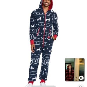 Tipsy Elves Reindeer Onesie, Medium